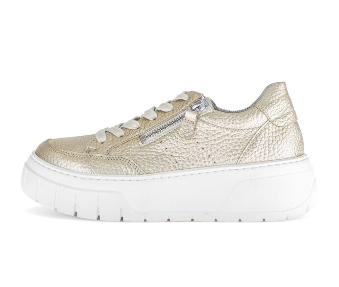 Gabor Sneaker Low Gold - Glattleder