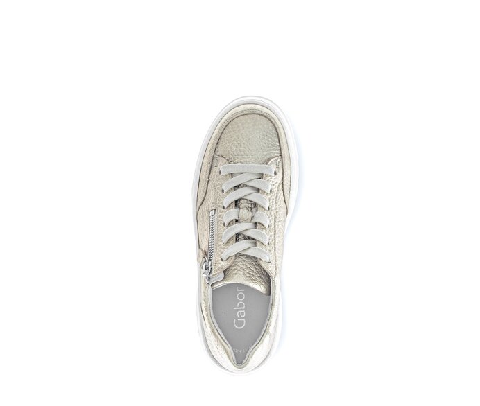 Gabor Sneaker Low Gold - Glattleder