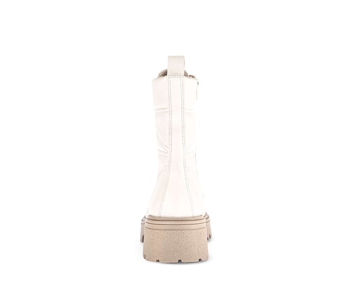 Gabor Schnürstiefelette Beige - Glattleder