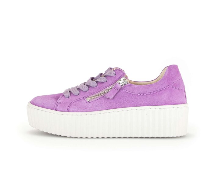 Gabor Sneaker Low Lila - Rauleder