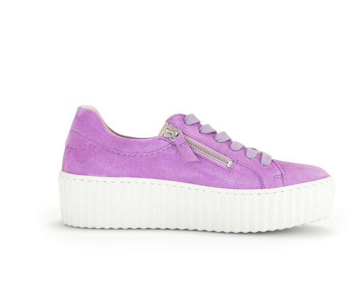 Gabor Sneaker Low Lila - Rauleder