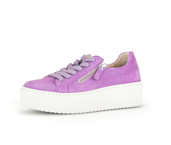 Gabor Sneaker Low Lila - Rauleder