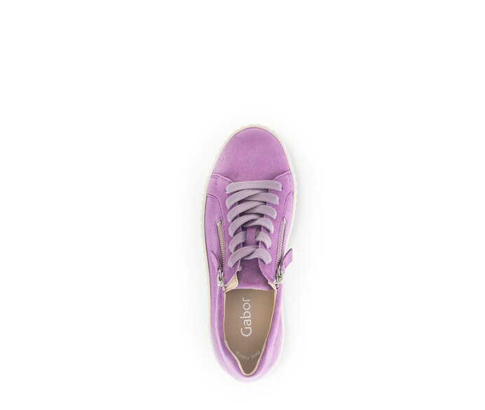 Gabor Sneaker Low Lila - Rauleder