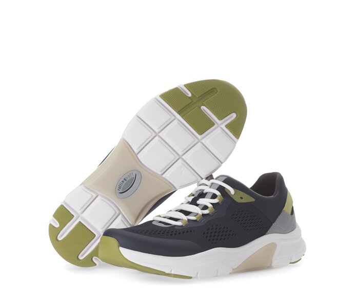 Gabor Rollingsoft Sneaker Low Blau - Textil