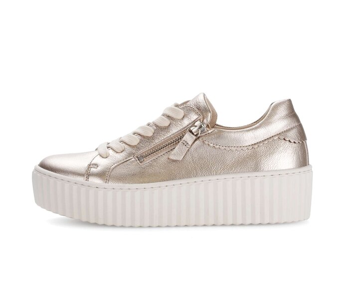 Gabor Sneaker Low Gold - Effektleder