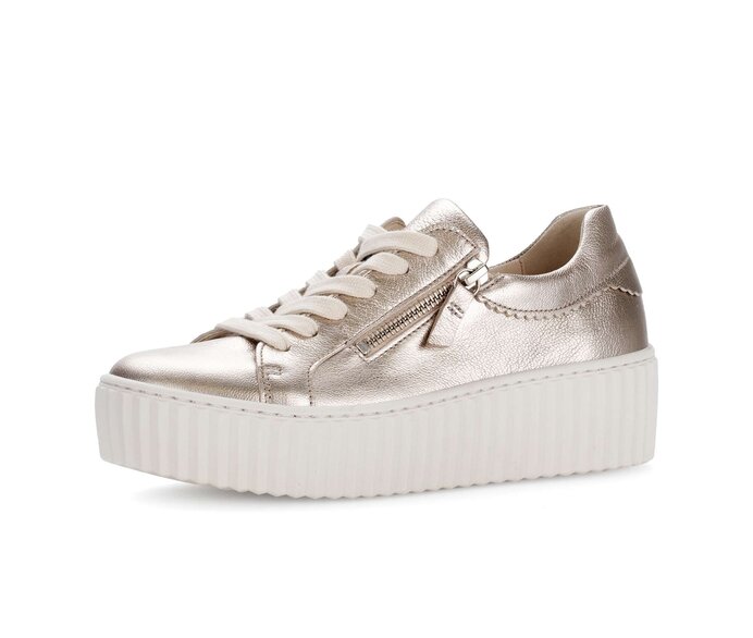 Gabor Sneaker Low Gold - Effektleder
