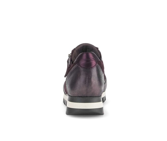 Gabor Sneaker Low Lila - Materialmix Leder