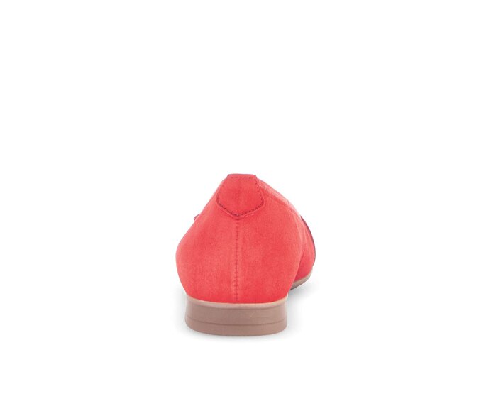 Gabor Eleganter Ballerina Rot - Rauleder