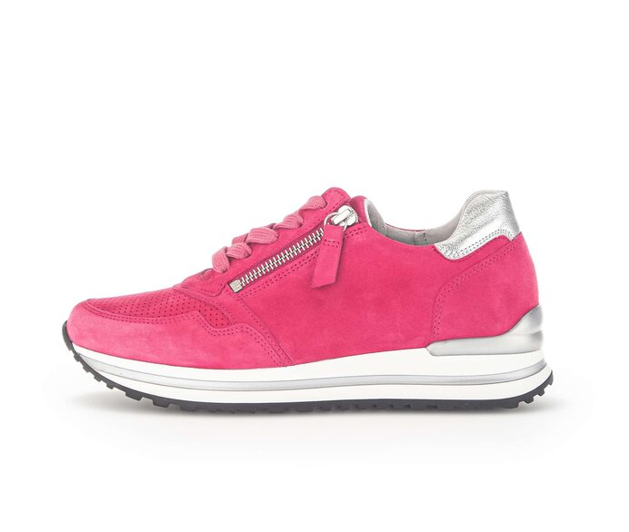 Gabor Sneaker Low Pink - Materialmix Leder