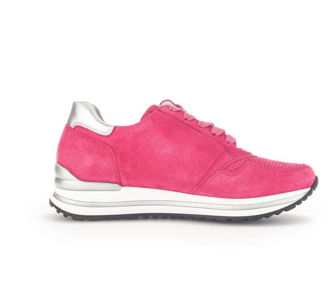 Gabor Sneaker Low Pink - Materialmix Leder