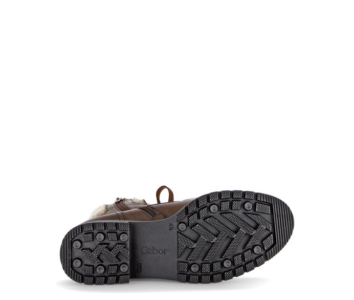 Gabor Winterstiefelette Braun - Materialmix Leder/Lederimitat