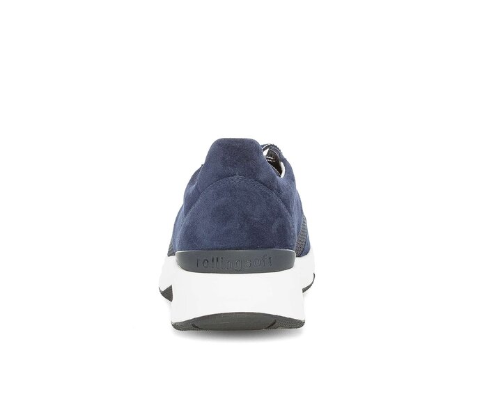 Gabor Sneaker Low Blau - Materialmix Leder/Lederimitat