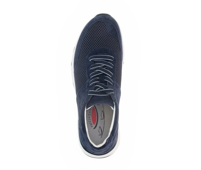 Gabor Sneaker Low Blau - Materialmix Leder/Lederimitat