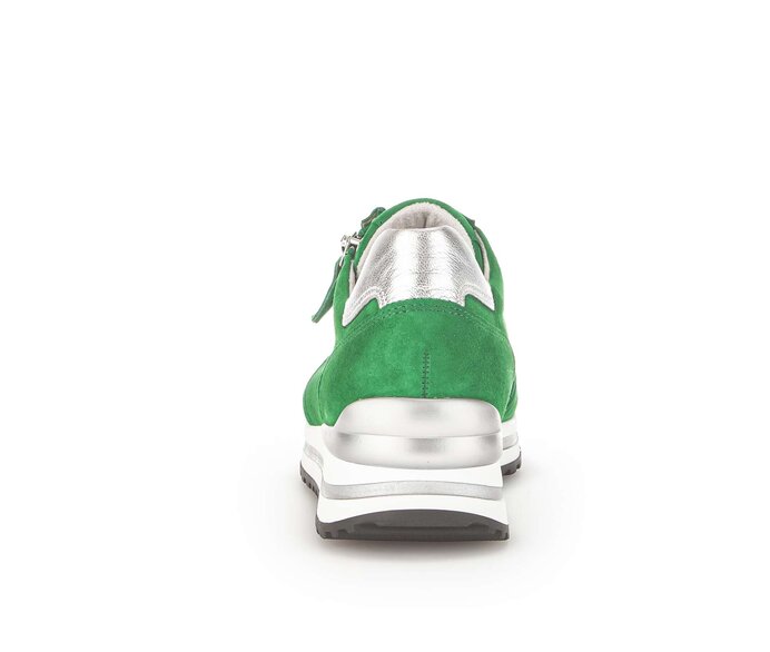 Gabor Sneaker Low Grün - Materialmix Leder