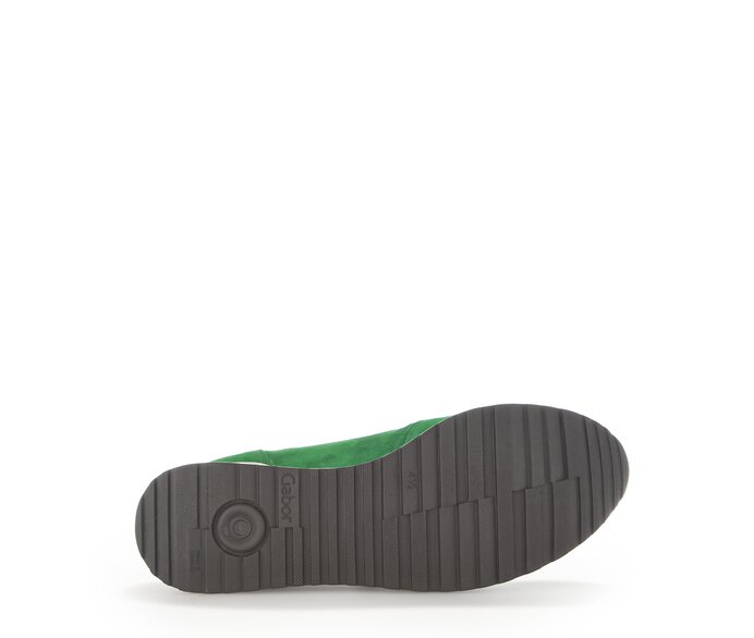 Gabor Sneaker Low Grün - Materialmix Leder