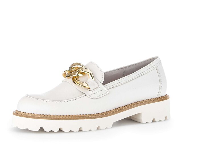 Gabor Loafer Creme - Glattleder