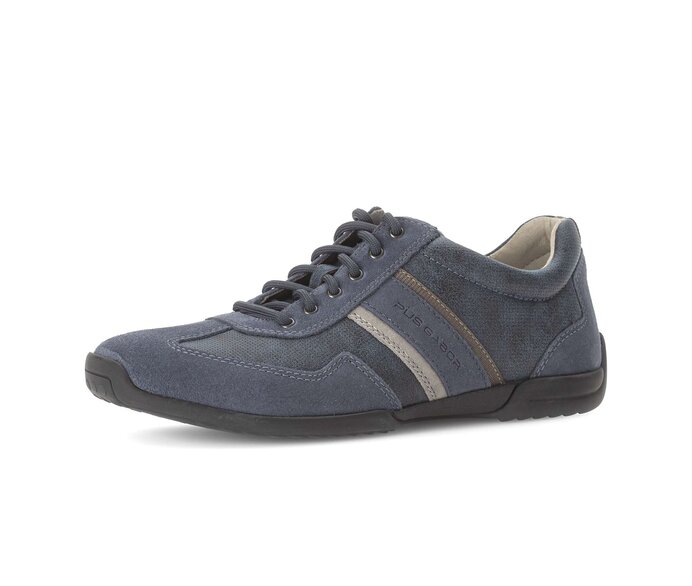 Pius Gabor Sneaker Low Blau - Materialmix Leder/Lederimitat