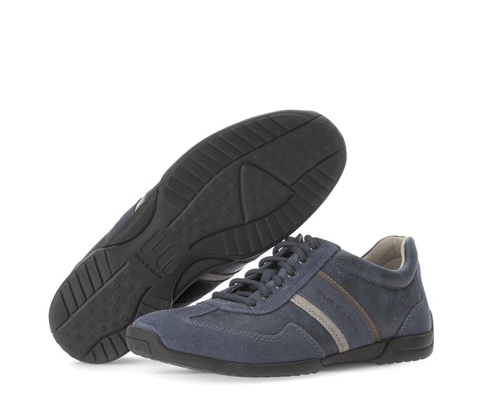 Pius Gabor Sneaker Low Blau - Materialmix Leder/Lederimitat