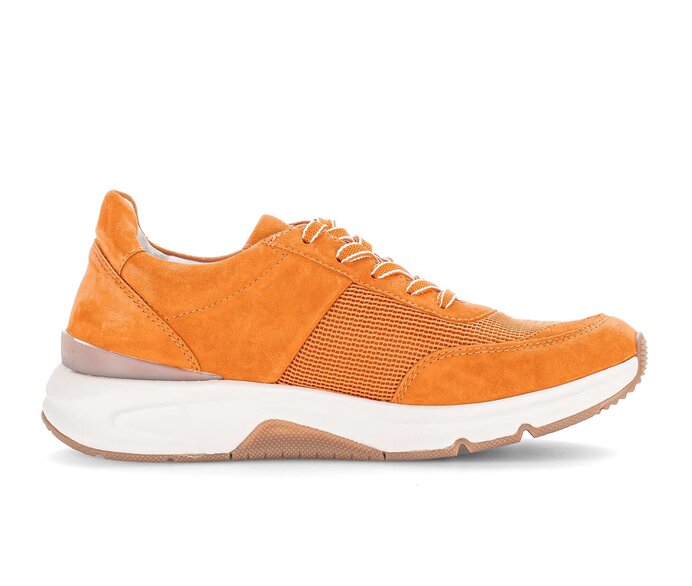 Gabor Sneaker Low Orange - Materialmix Leder/Lederimitat