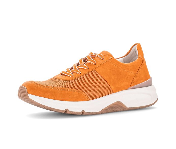 Gabor Sneaker Low Orange - Materialmix Leder/Lederimitat