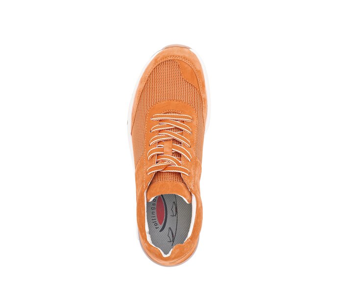 Gabor Sneaker Low Orange - Materialmix Leder/Lederimitat