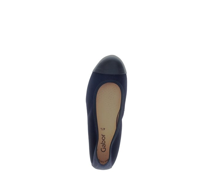 Gabor Eleganter Ballerina Blau - Rauleder