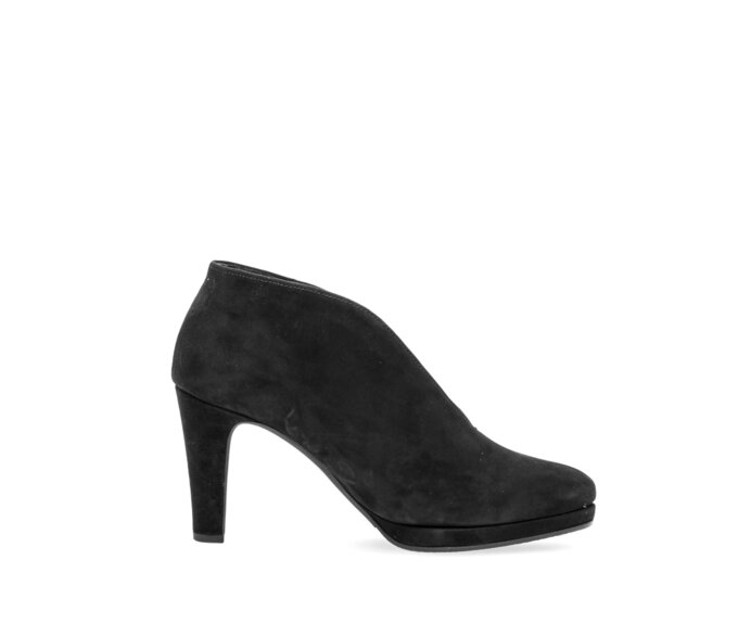 Gabor Ankle Boot Schwarz - Rauleder