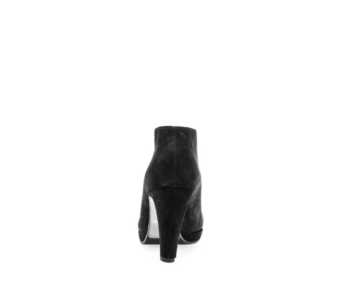 Gabor Ankle Boot Schwarz - Rauleder