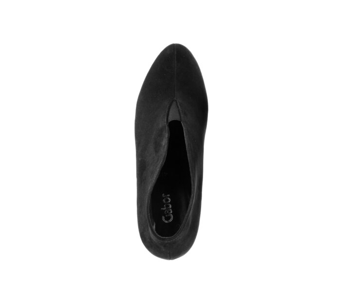 Gabor Ankle Boot Schwarz - Rauleder