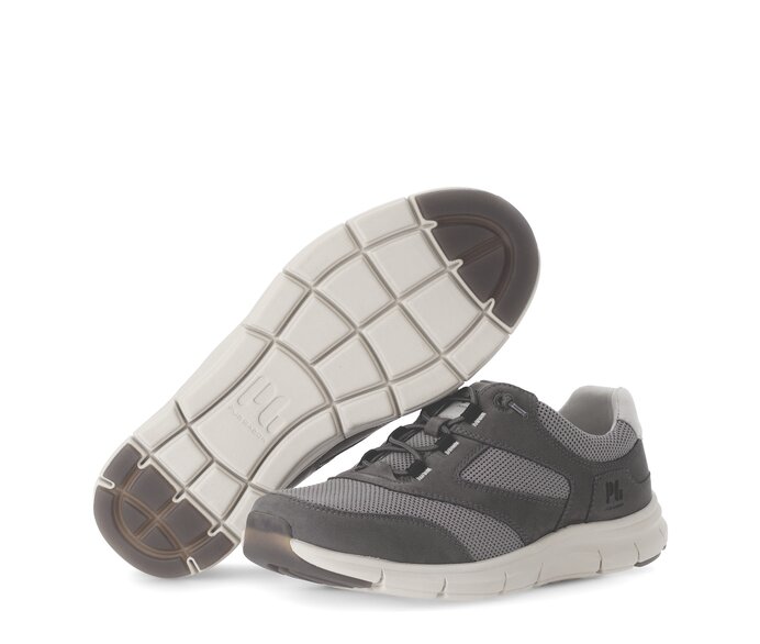 Pius Gabor Sneaker Low Grau - Materialmix Leder/Textil