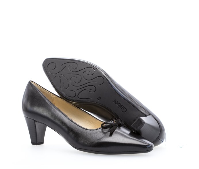 Gabor Eleganter Pumps Schwarz - Glattleder