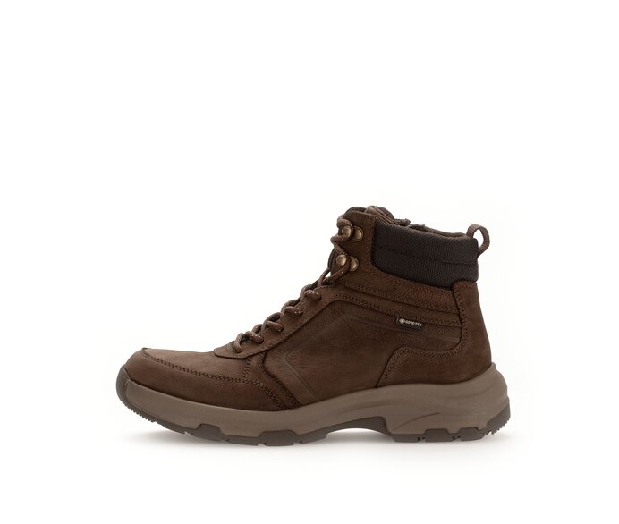 Pius Gabor Sportlicher Stiefel Braun - Materialmix Leder/Textil