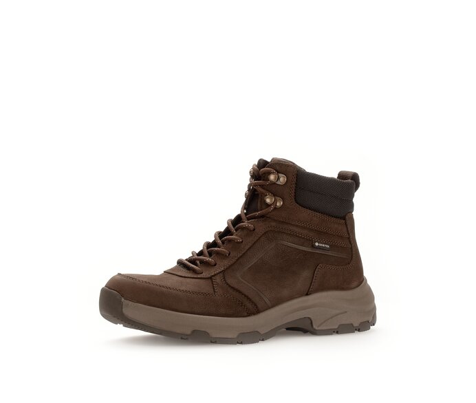 Pius Gabor Sportlicher Stiefel Braun - Materialmix Leder/Textil
