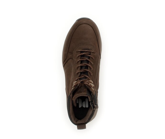Pius Gabor Sportlicher Stiefel Braun - Materialmix Leder/Textil