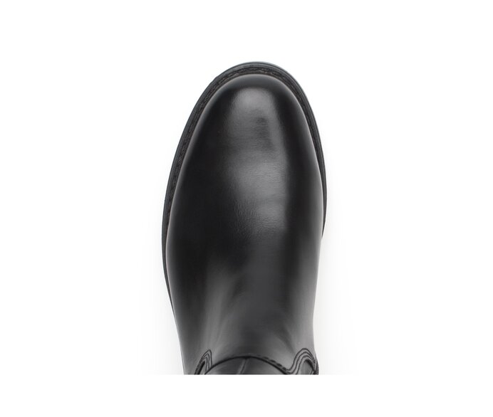 Gabor Sportlicher Stiefel Schwarz - Glattleder