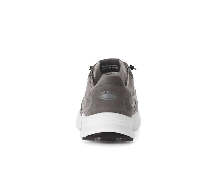 Gabor Rollingsoft Sneaker Low Grau - Materialmix Leder/Textil