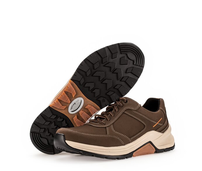 Gabor Rollingsoft Sneaker Low Braun - Nubuk