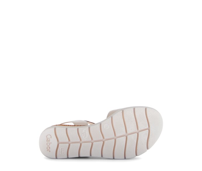 Gabor Riemchensandale Beige - Effektleder