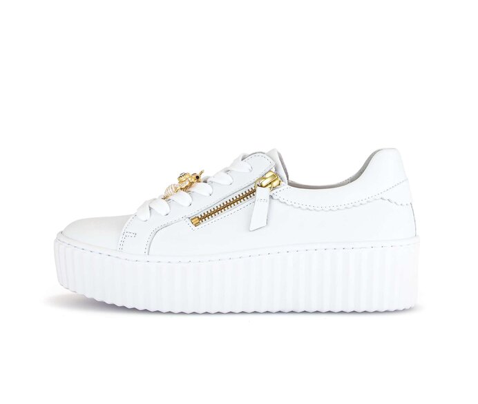 Gabor Sneaker Low Weiß - Glattleder