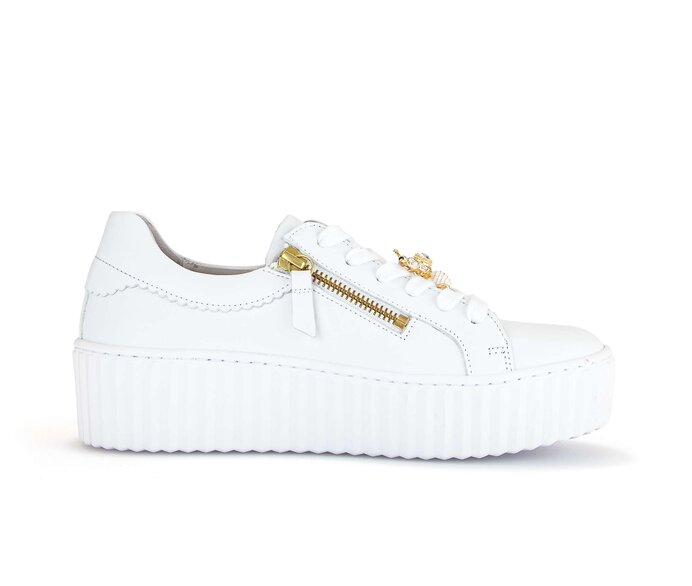 Gabor Sneaker Low Weiß - Glattleder