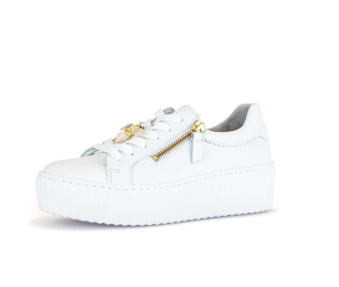 Gabor Sneaker Low Weiß - Glattleder