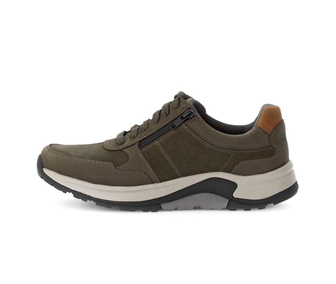 Gabor Rollingsoft Sneaker Low Grün - Nubuk