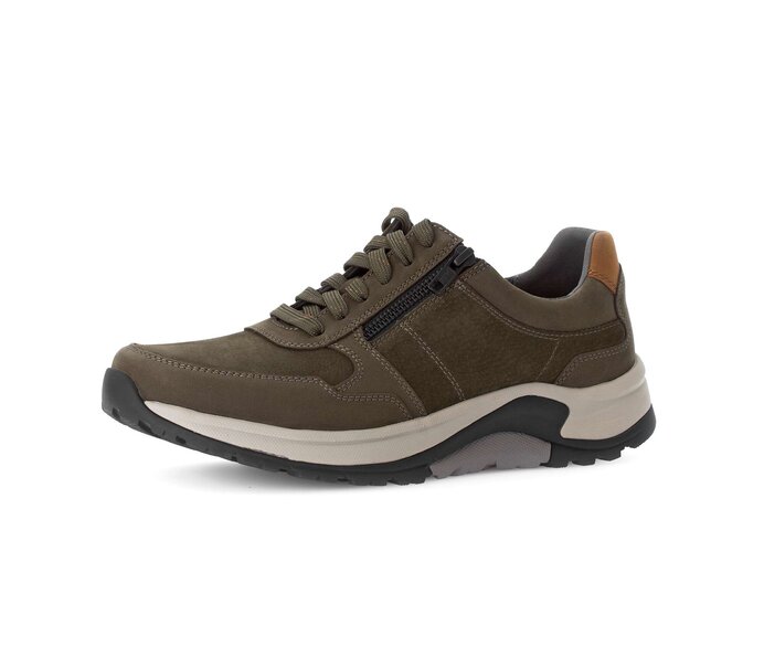 Gabor Rollingsoft Sneaker Low Grün - Nubuk