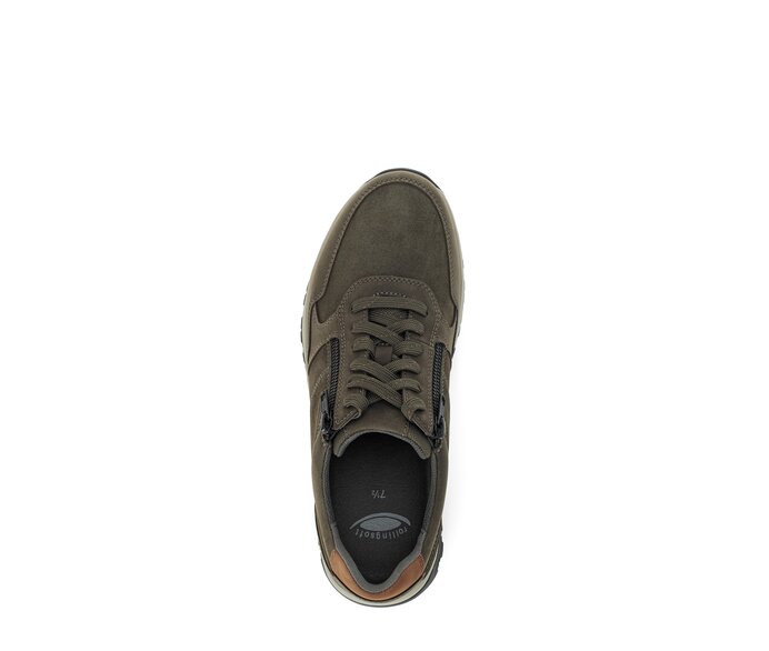 Gabor Rollingsoft Sneaker Low Grün - Nubuk