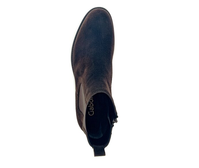 Gabor Chelsea Boot Braun - Rauleder