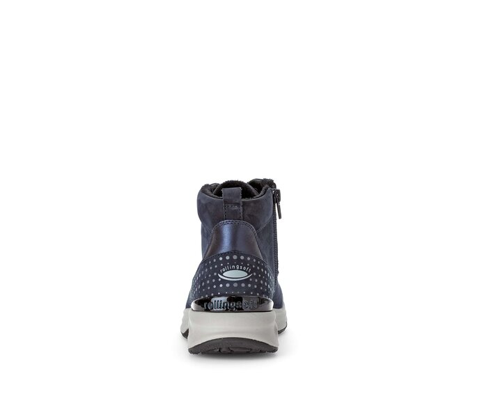 Gabor Sportliche Stiefelette Blau - Rauleder