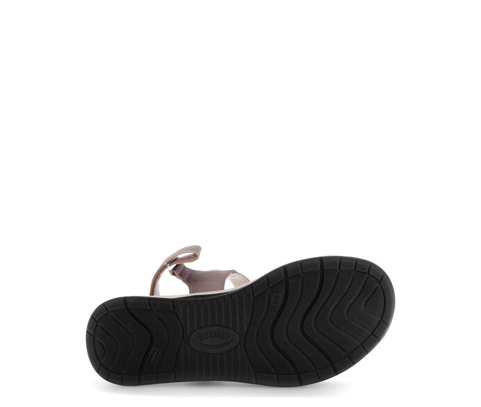 Gabor Riemchensandale Gold - Materialmix Leder