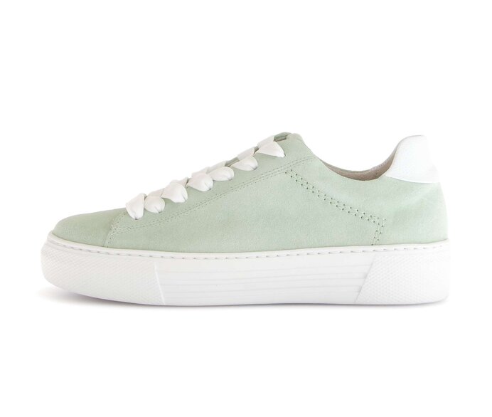 Gabor Sneaker Low Grün - Rauleder
