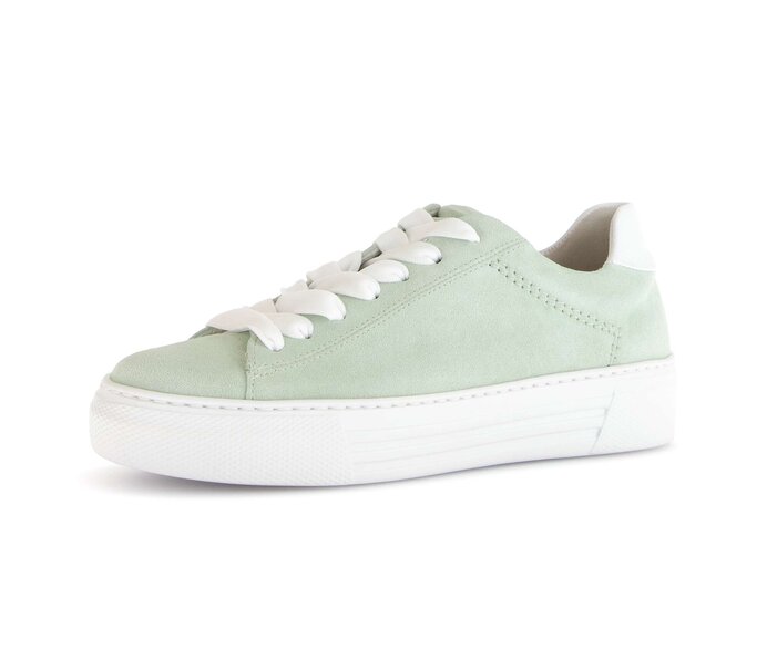 Gabor Sneaker Low Grün - Rauleder