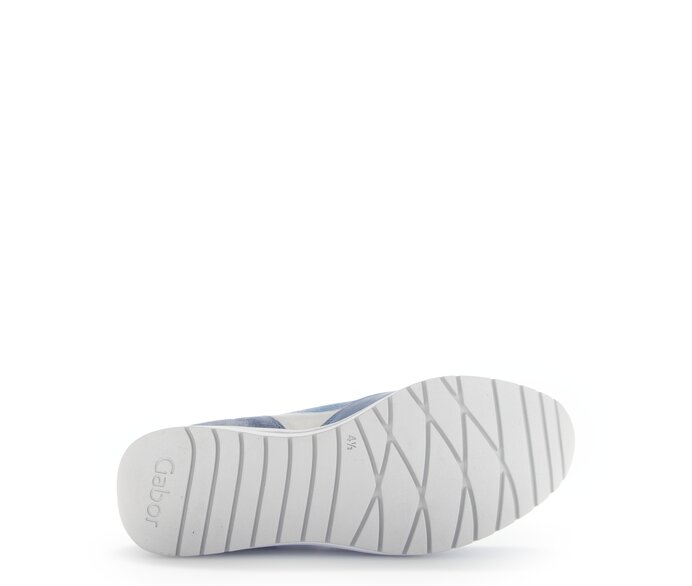 Gabor Sneaker Low Blau - Materialmix Leder/Lederimitat